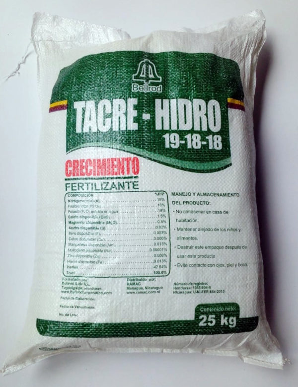 TACRE HIDRO CRECIMIENTO 19-18-18