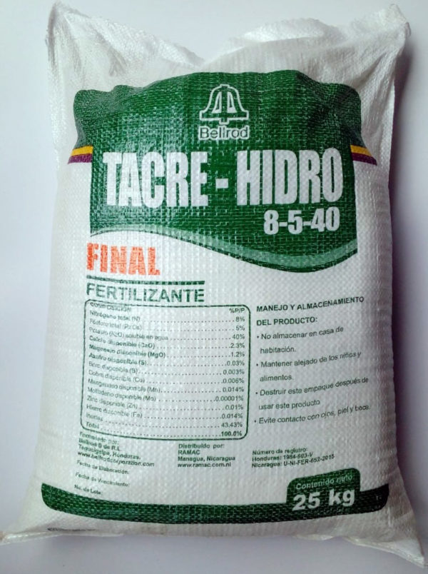 TACRE HIDRO FINALIZADOR 8-5-40